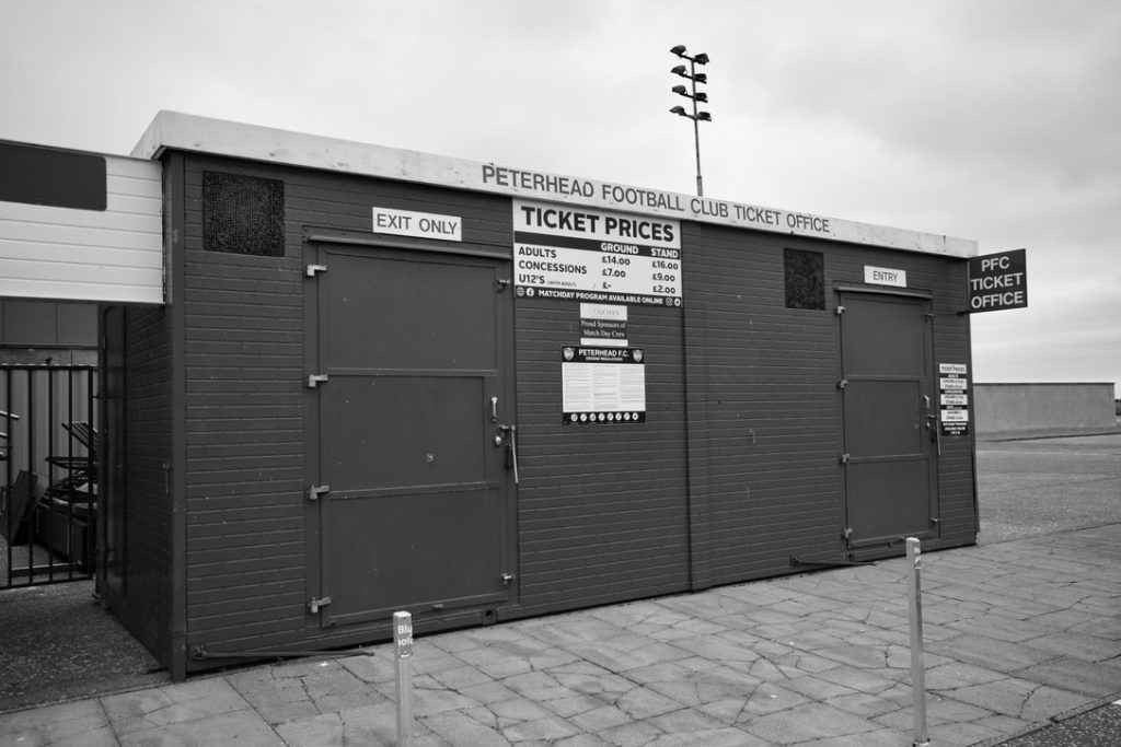 Balmoor Stadium, Peterhead.