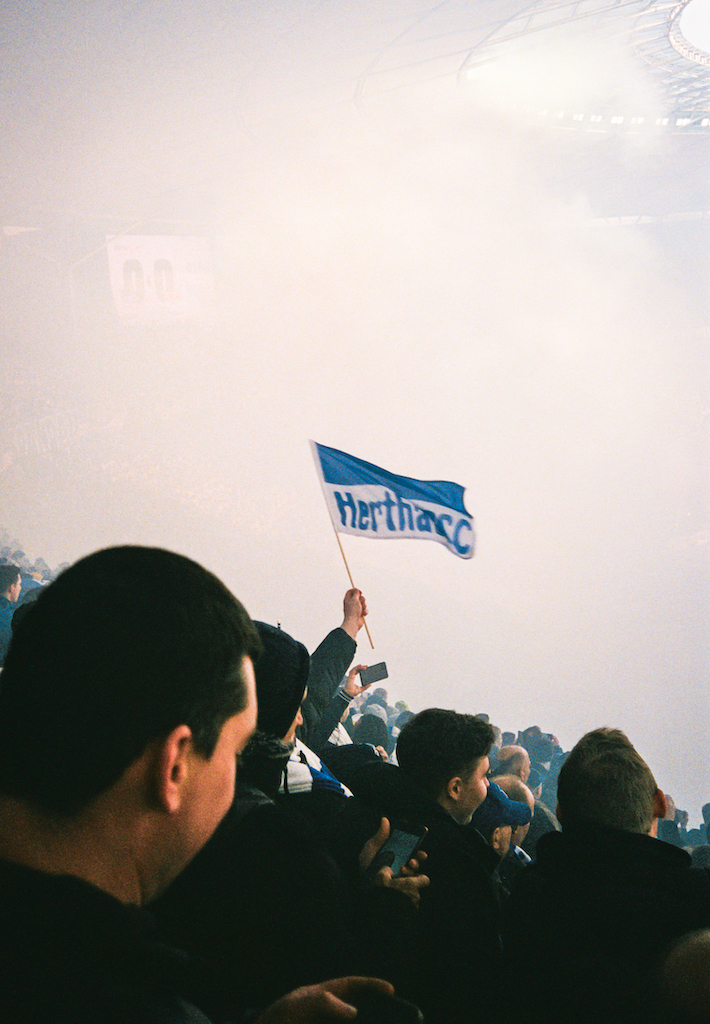Hertha BSC. Germany football fan culture. Copyright: Kasimir Weichert