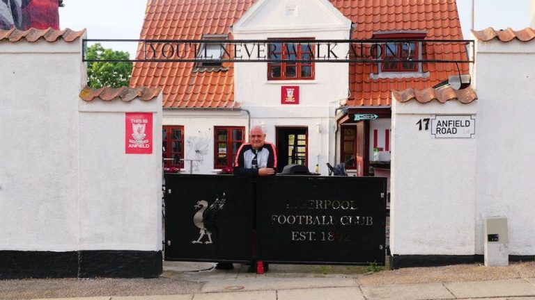 Liverpool Fan Kjeld Rinfeldt Denmark Anfield replica home