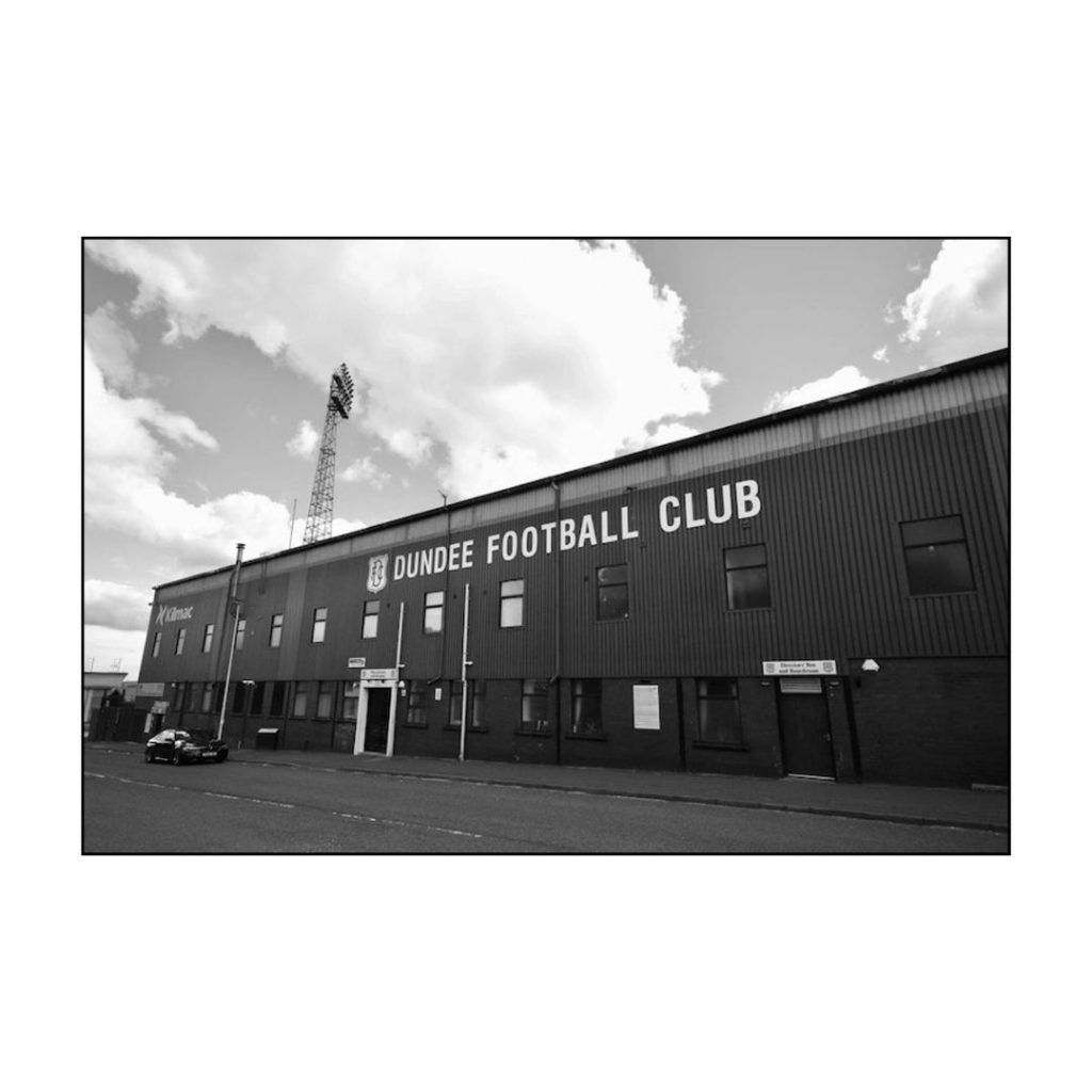 Kilmac Stadium, Dens Park, Dundee F.C. Archival Giclée print with a pearl finish, unframed.