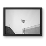 Floodlights at East End Park, Dunfermline Athletic. Archival Giclée print with a pearl finish, unframed.