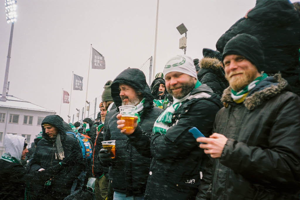 Hammarby football fan culture. By Arvid Gustavsson