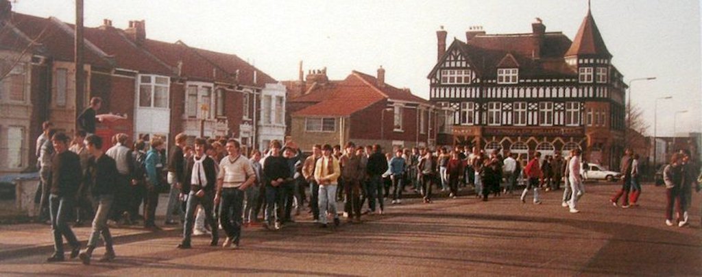Portsmouth Football Club Fans, Supporters and Casuals. The Pompey Boys
