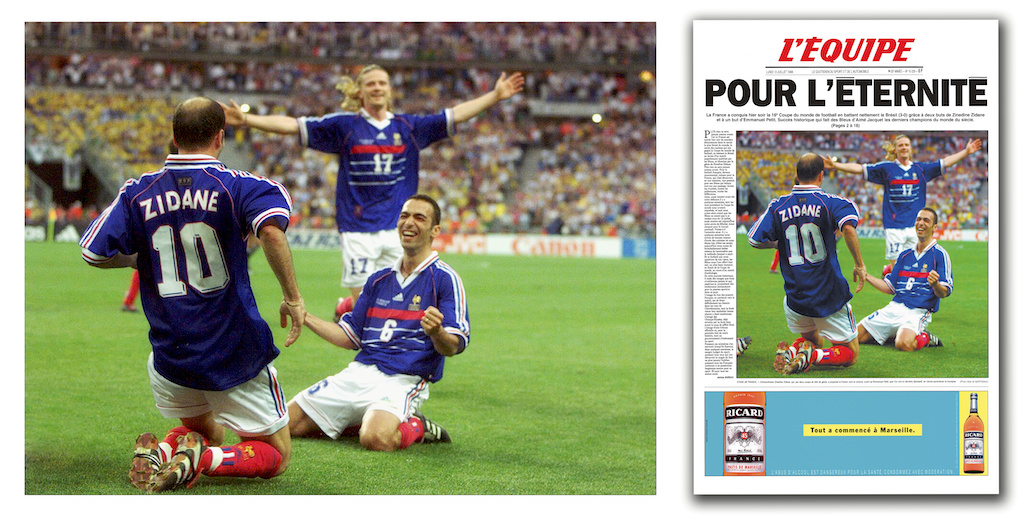 Brazil – France (0-3), 1998, Stade de France, Saint-Denis
