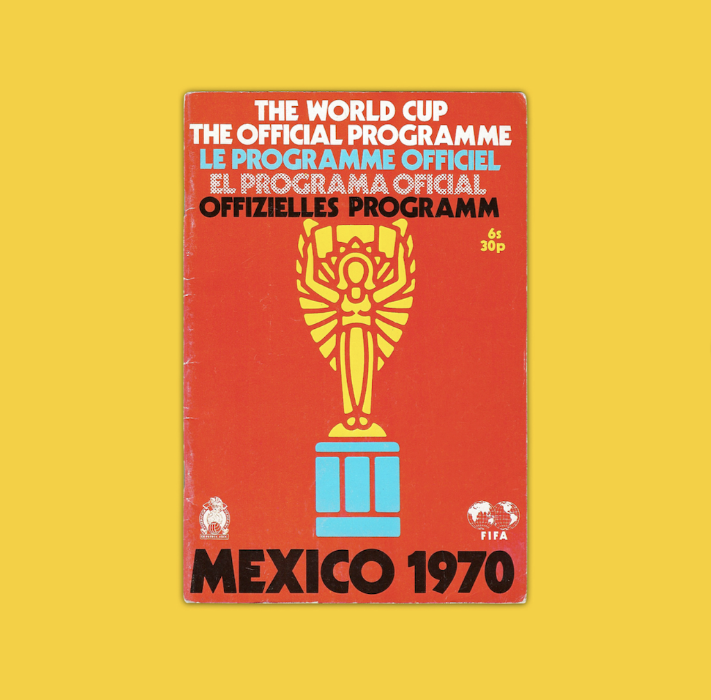 Mexico 79. 1 Schilling. Football programmes
