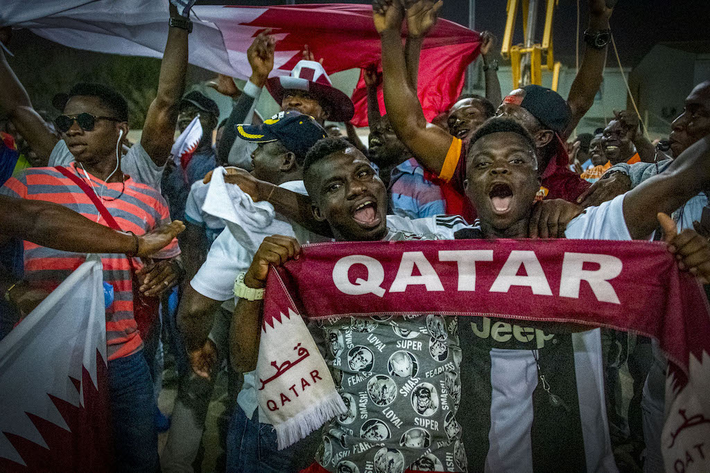 12/10/2018. Doha, Qatar. Qatar versus Ecuador. World Cup 2022 test event.