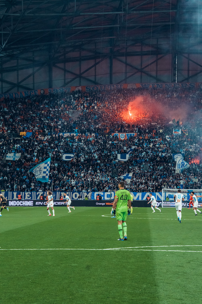 Olympique de Marseille football fans, Stade Vélodrome