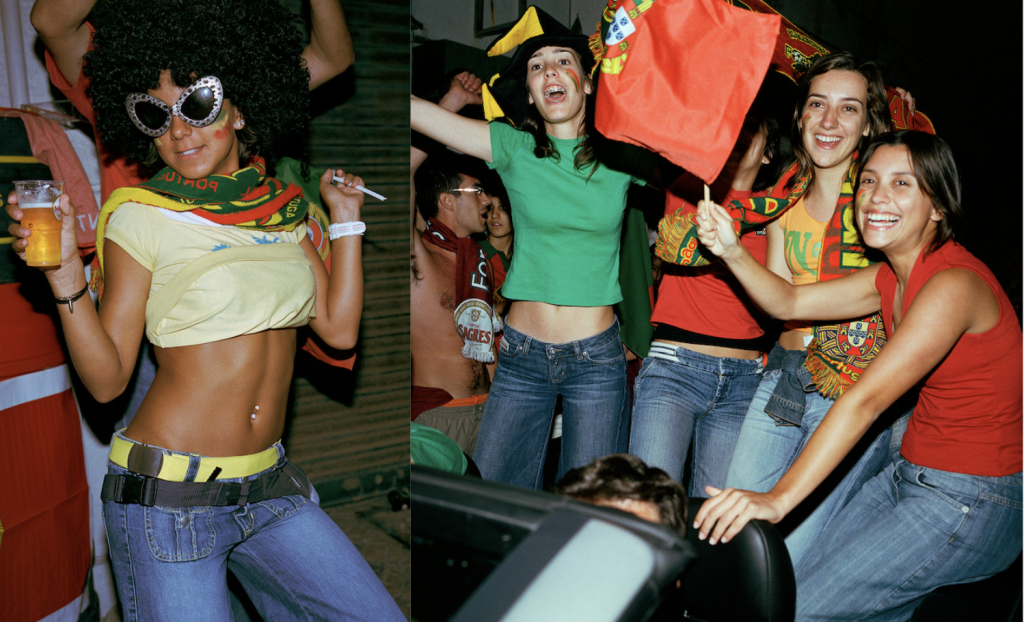 Portugal fans, Euro 2004. Neil Massey