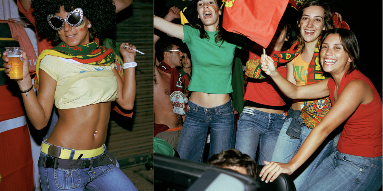 Portugal fans, Euro 2004. Neil Massey