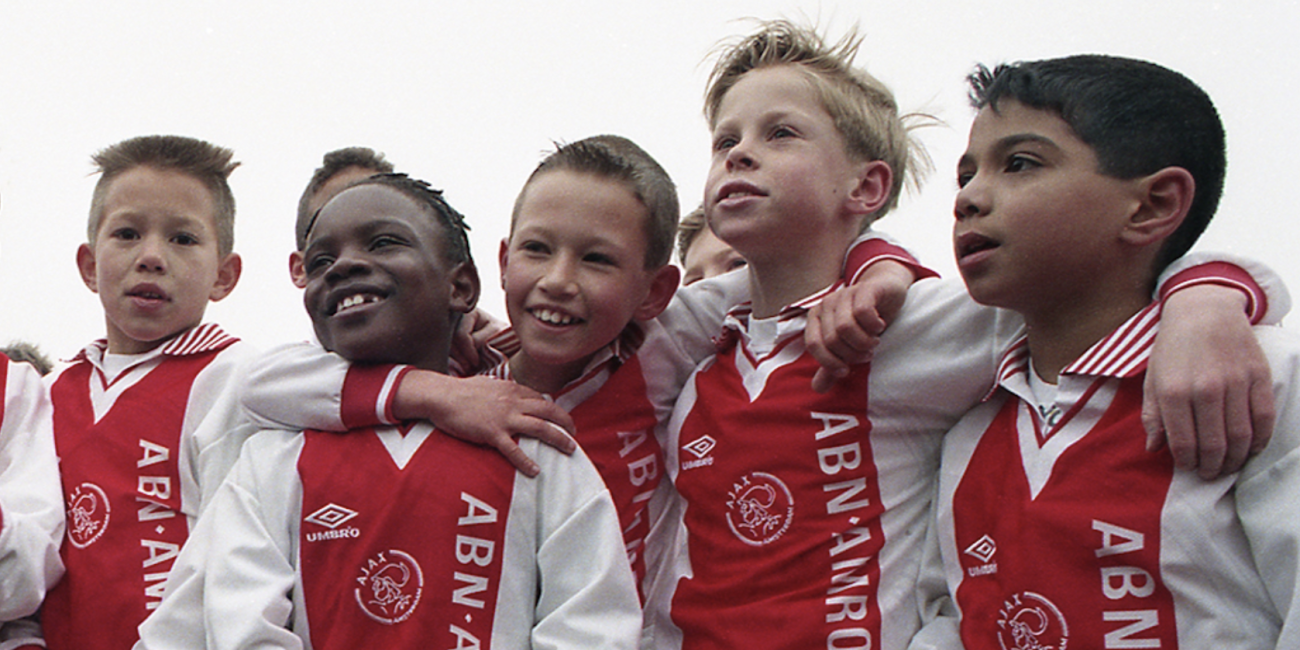 The Ajax academy 1996. Tony Davis Archive