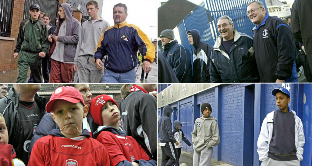 Liverpool and Everton football fans, Anfield, Goodison. Rob Bremner