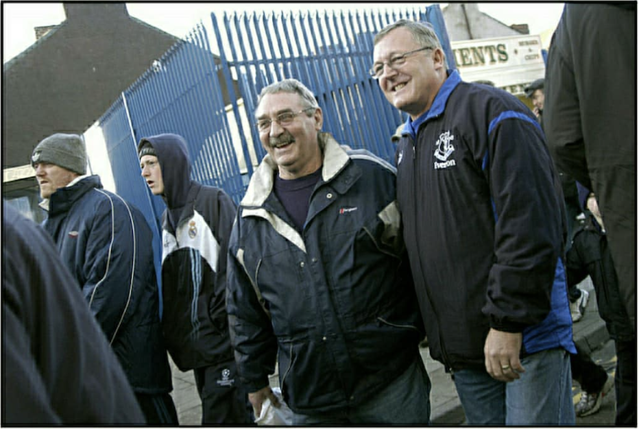 Liverpool and Everton football fans, Anfield, Goodison. Rob Bremner 