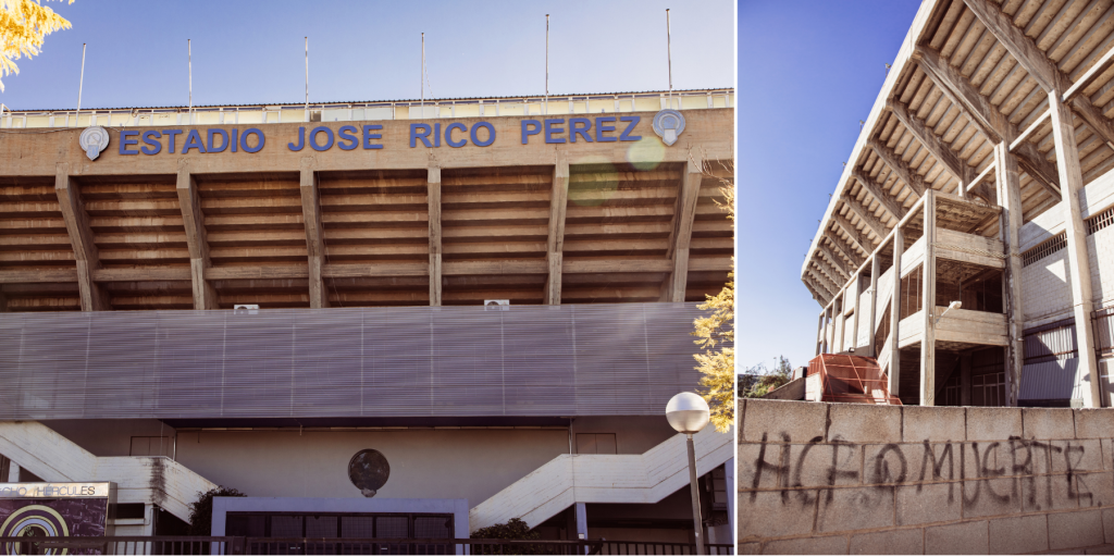 Hércules CF, Estadio José Rico Pérez. Alicante, Spain.