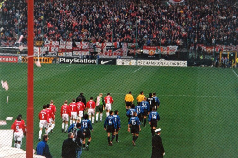 Inter Milan versus Manchester United, Stadio San Siro. 1999. Karl Hanssens