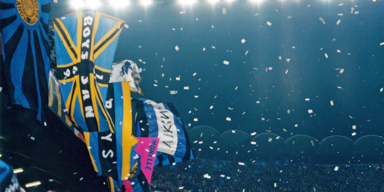 Inter Milan versus Manchester United, Stadio San Siro. 1999. Karl Hanssens