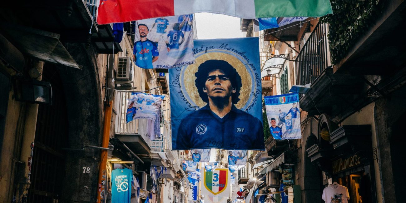 Napoli fans celebrate winning 2022-23 Serie A title, Naples, Italy