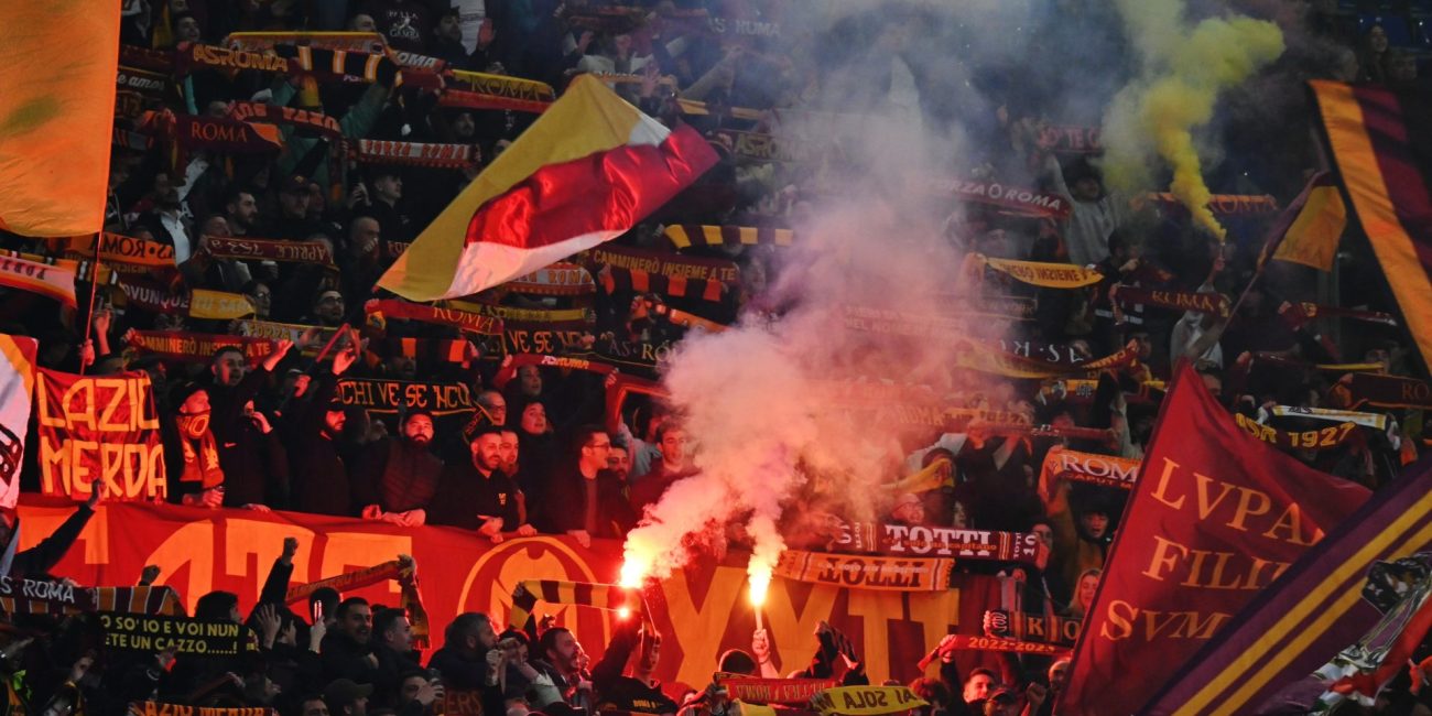 Lazio v Roma, Stadio Olimpico, Rome, Italy.
