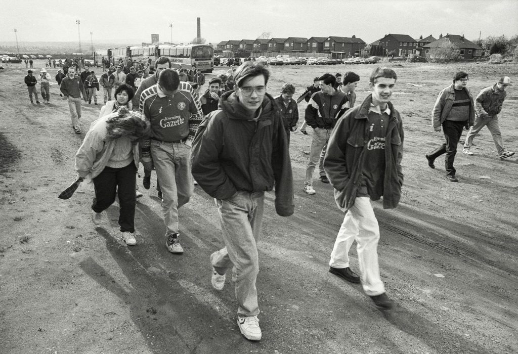 Middlesborough Fans at Boundary Park