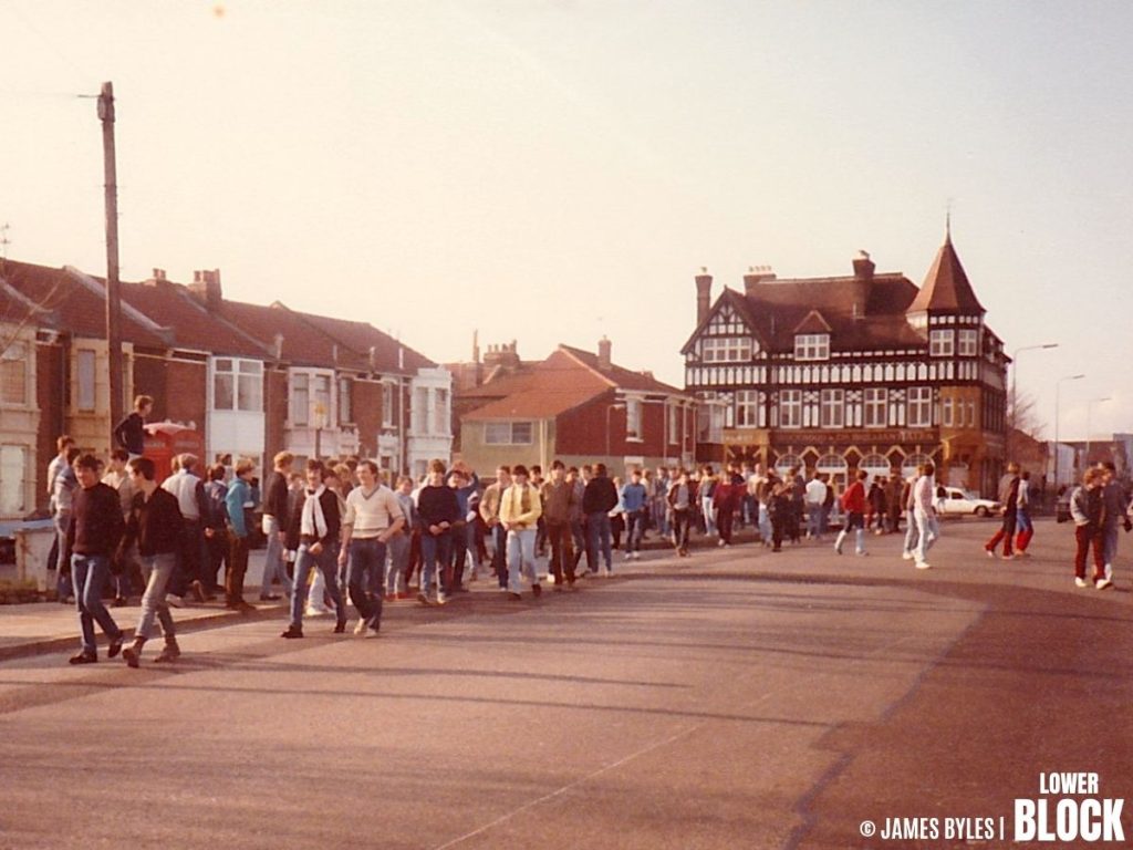 Pompey Casuals 1980s, Portsmouth FC Football Fans. Submitted © James Byles