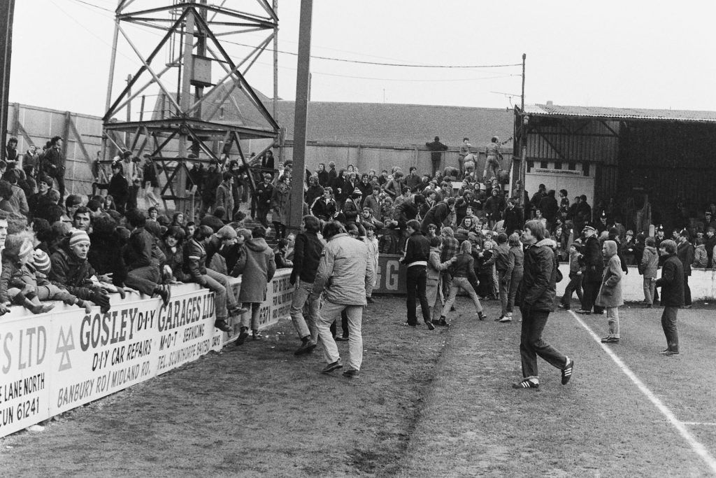 Scunthorpe United | The Old Showground 1981-82 Nic Salmon | Lower Block