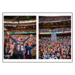 Toon Army 2025 | Orlando Gili. Newcastle United fans Wembley Carabao Cup final versus Liverpool