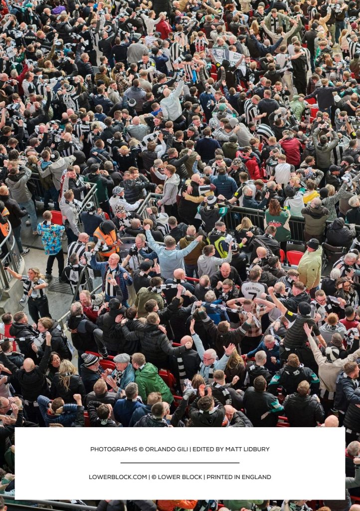 Toon Army 2025 | Orlando Gili. Newcastle United fans Wembley Carabao Cup final versus Liverpool