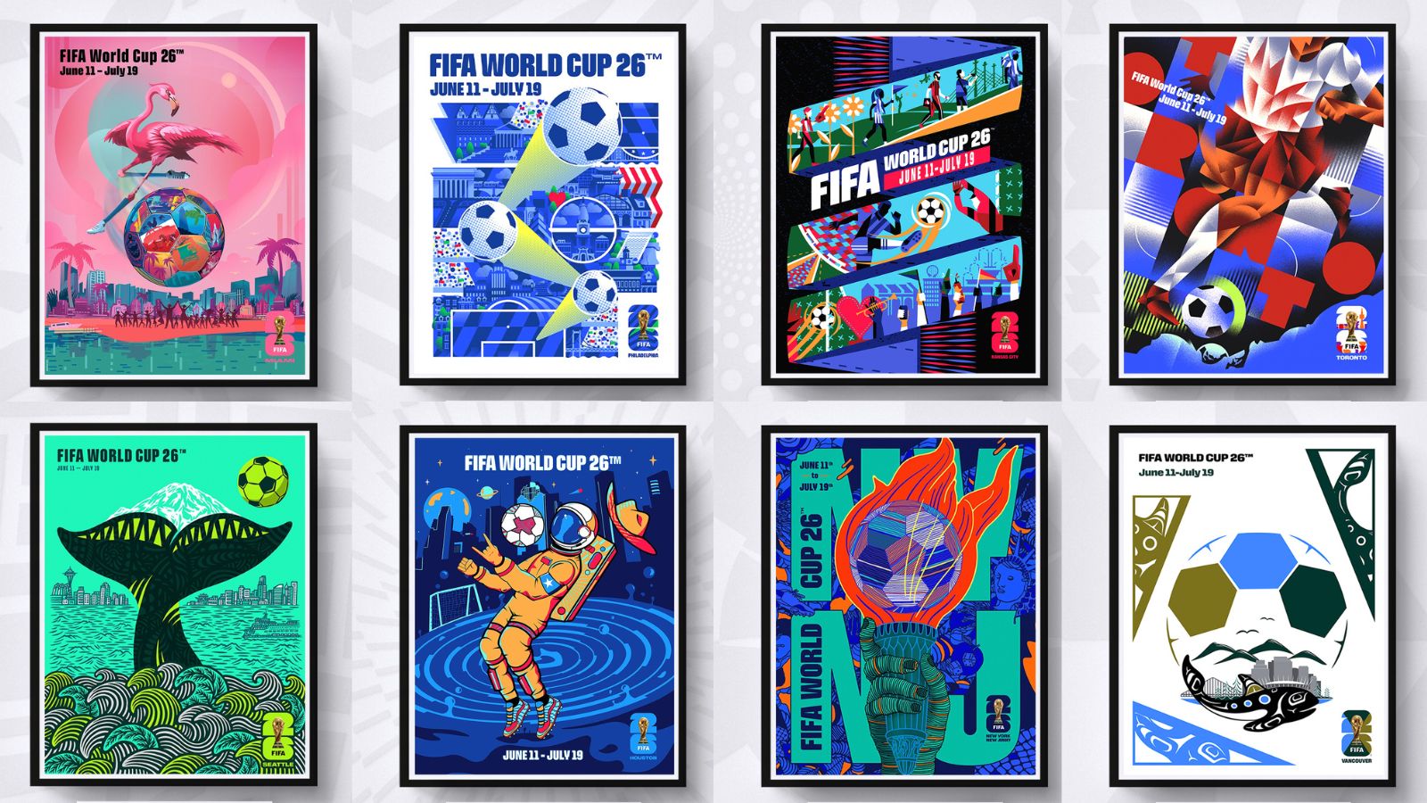 FIFA Unveils 16 Stunning Posters For World Cup 26 Host Cities Lower Block FIFA Unveils 16 Stunning Posters For World Cup 26 Host Cities Lower Block