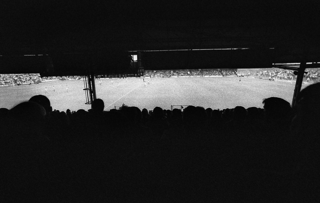 Elm Park, Reading versus Wycombe Wanderers. Tony Davis