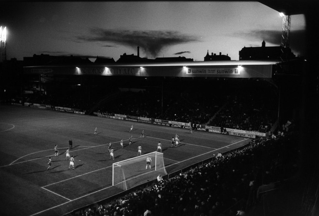 Photographs of Bradford City Football Club by Ian Beesley go on show at Salts Mill.