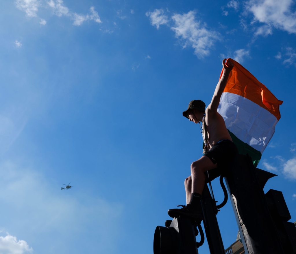 Celtic title party, Glasgow, 2024-25. © Simon Murphy