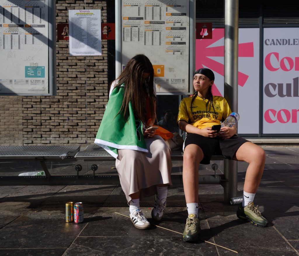 Celtic title party, Glasgow, 2024-25. © Simon Murphy