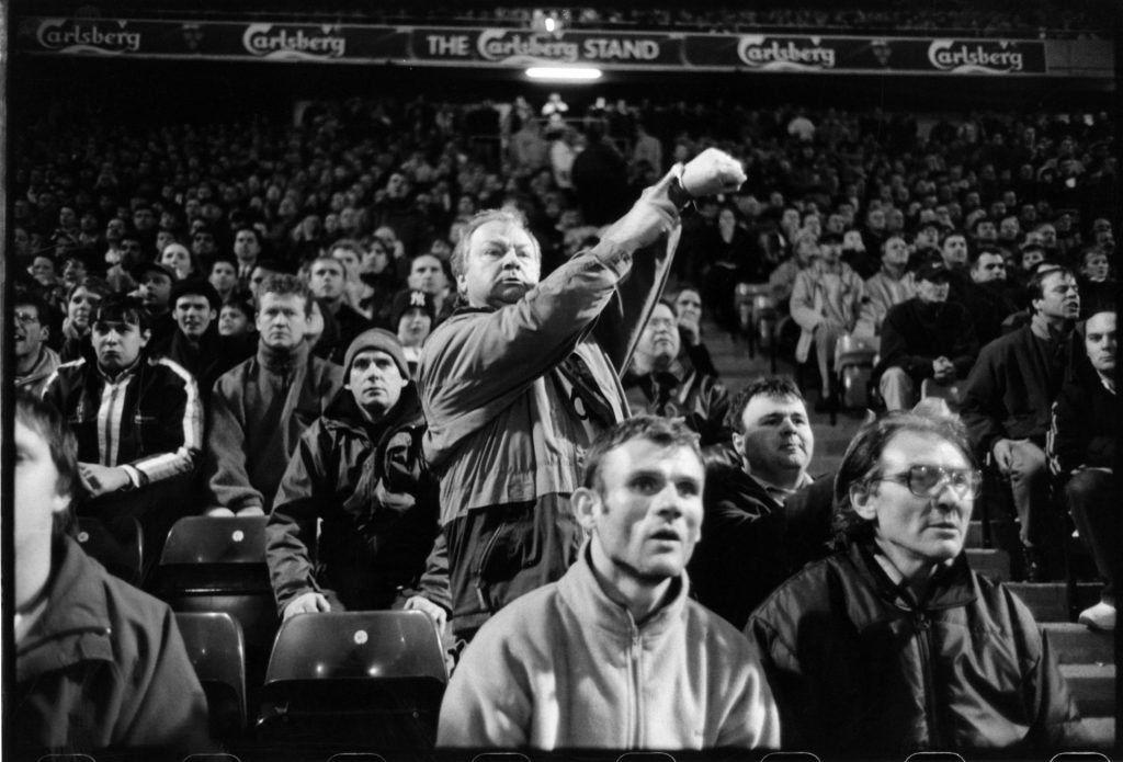 Photographs of Bradford City Football Club by Ian Beesley go on show at Salts Mill.