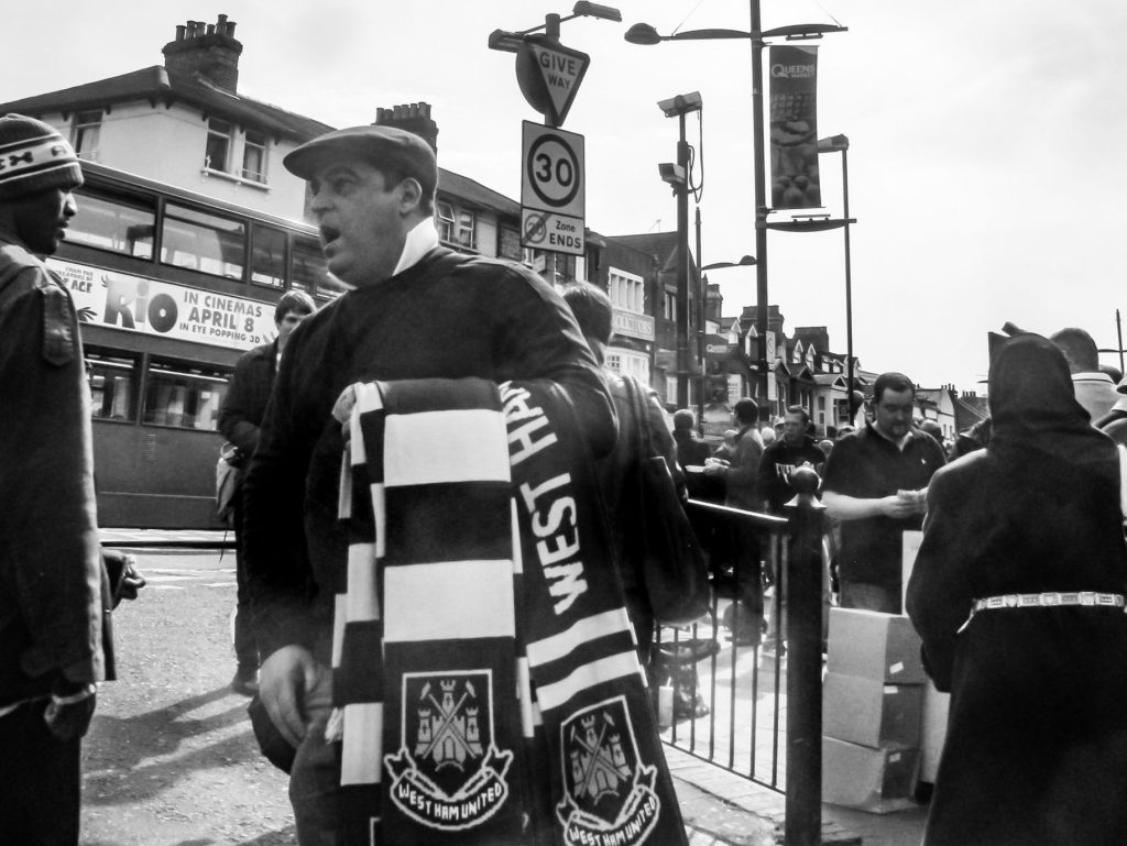 West Ham United, the end of the Boleyn Ground. © Alastair Mckay
