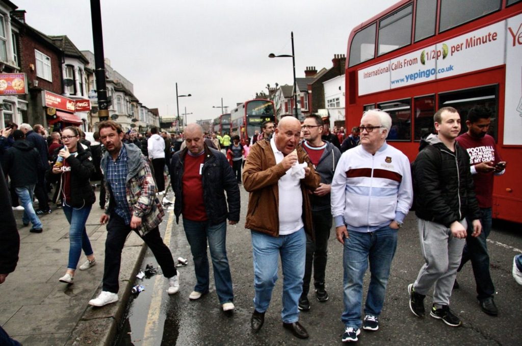 West Ham United, the end of the Boleyn Ground. © Alastair Mckay