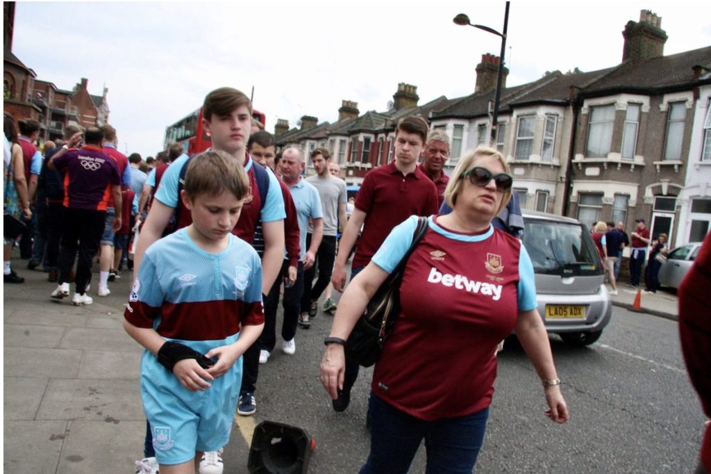 West Ham United, the end of the Boleyn Ground. © Alastair Mckay