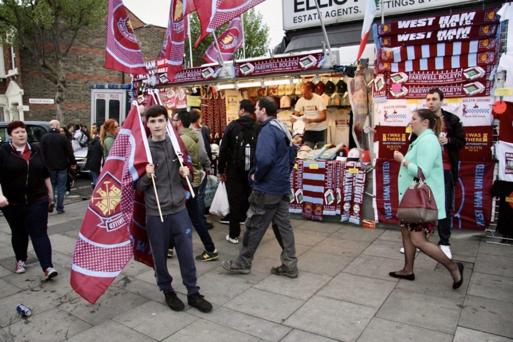 West Ham United, the end of the Boleyn Ground. © Alastair Mckay