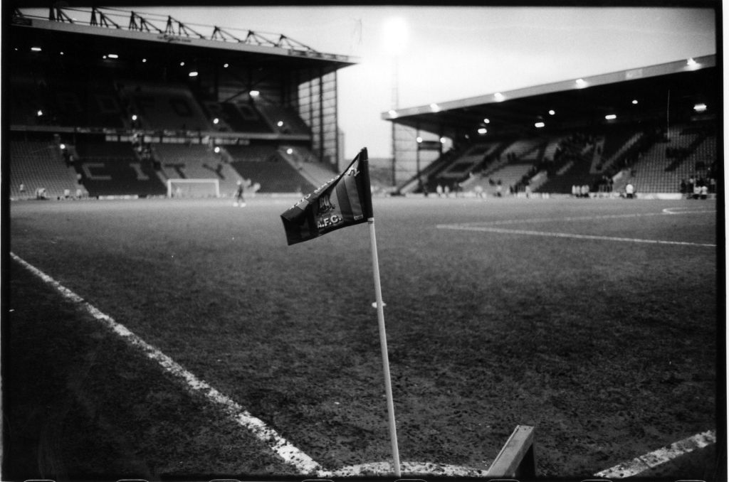 Photographs of Bradford City Football Club by Ian Beesley go on show at Salts Mill.