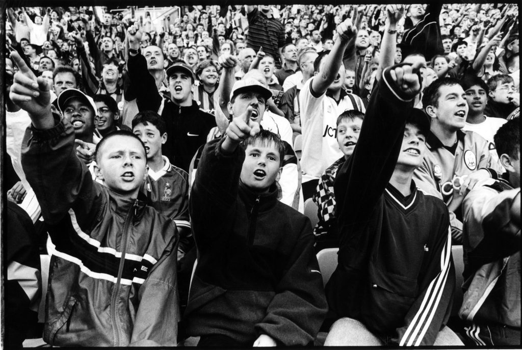 Photographs of Bradford City Football Club by Ian Beesley go on show at Salts Mill.