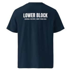 LBFC 21 Ribbed neck t-shirt in French Navy, Burgundy, Heather Grey and India Ink Grey.