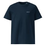 LBFC 21 Ribbed neck t-shirt in French Navy, Burgundy, Heather Grey and India Ink Grey.