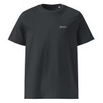 LBFC 21 Ribbed neck t-shirt in French Navy, Burgundy, Heather Grey and India Ink Grey.