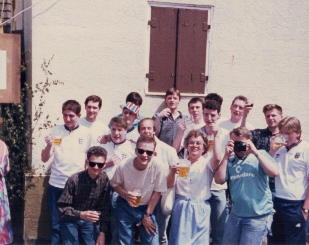 England Euro 88. Robert Davro