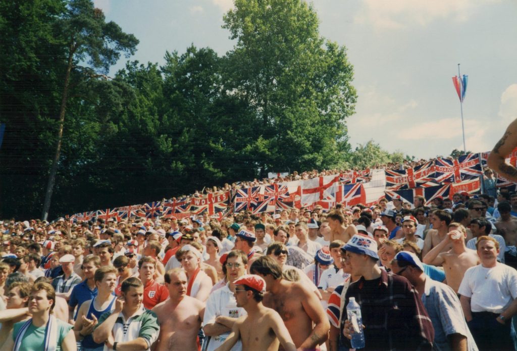 England 1-3 USSR, Waldstadion, Frankfurt. 18 June 1988 © Robert Davro