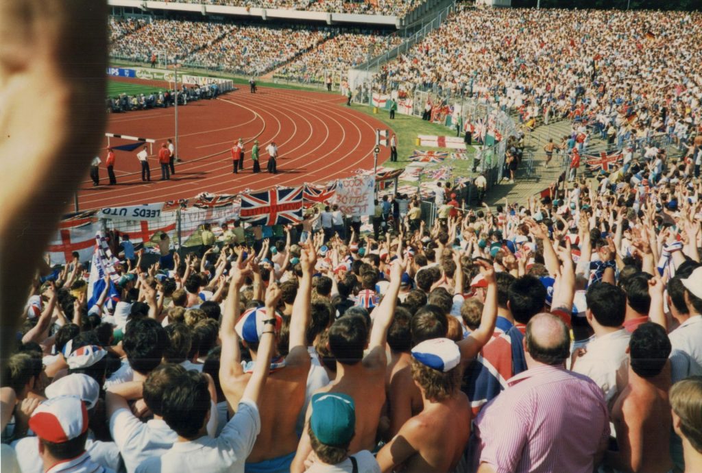 England 1-3 USSR, Waldstadion, Frankfurt. 18 June 1988 © Robert Davro