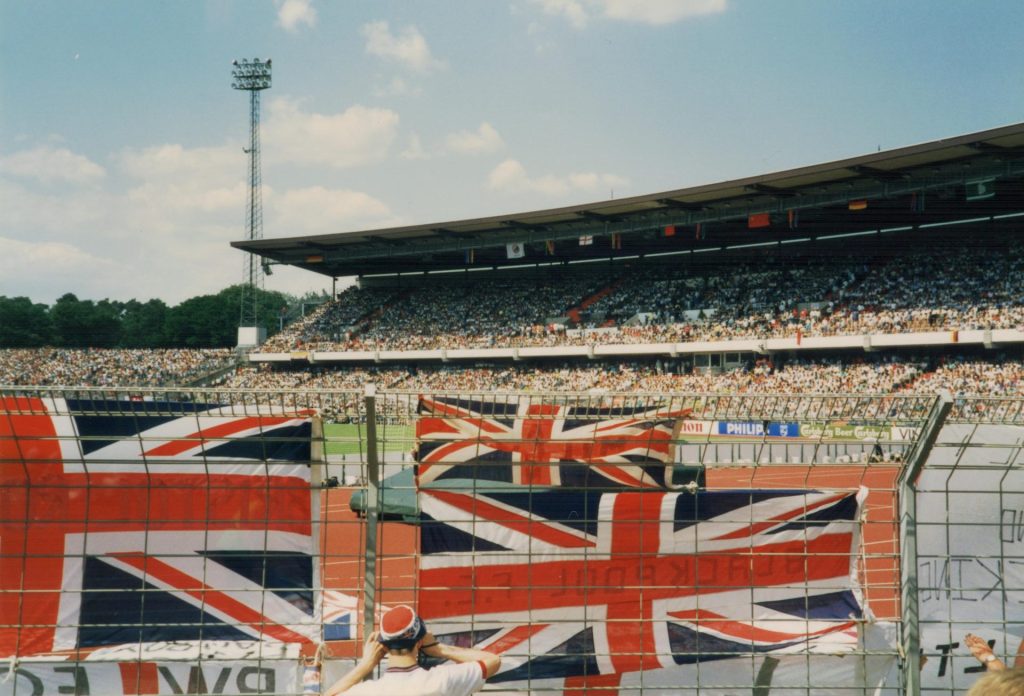 England 1-3 USSR, Waldstadion, Frankfurt. 18 June 1988 © Robert Davro