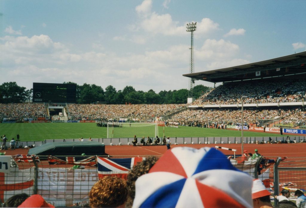 England 1-3 USSR, Waldstadion, Frankfurt. 18 June 1988 © Robert Davro