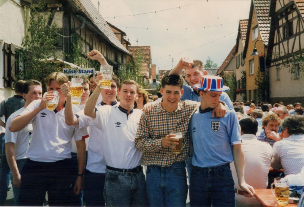 England Euro 88. Robert Davro
