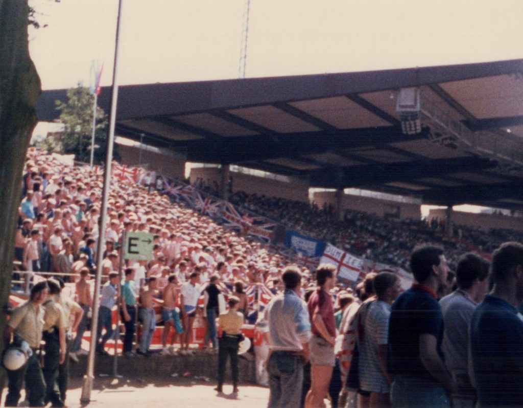England 1-3 USSR, Waldstadion, Frankfurt. 18 June 1988 © Robert Davro
