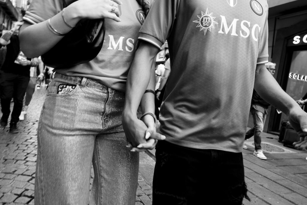 Napoli fans Serie A title win, Naples, Italy