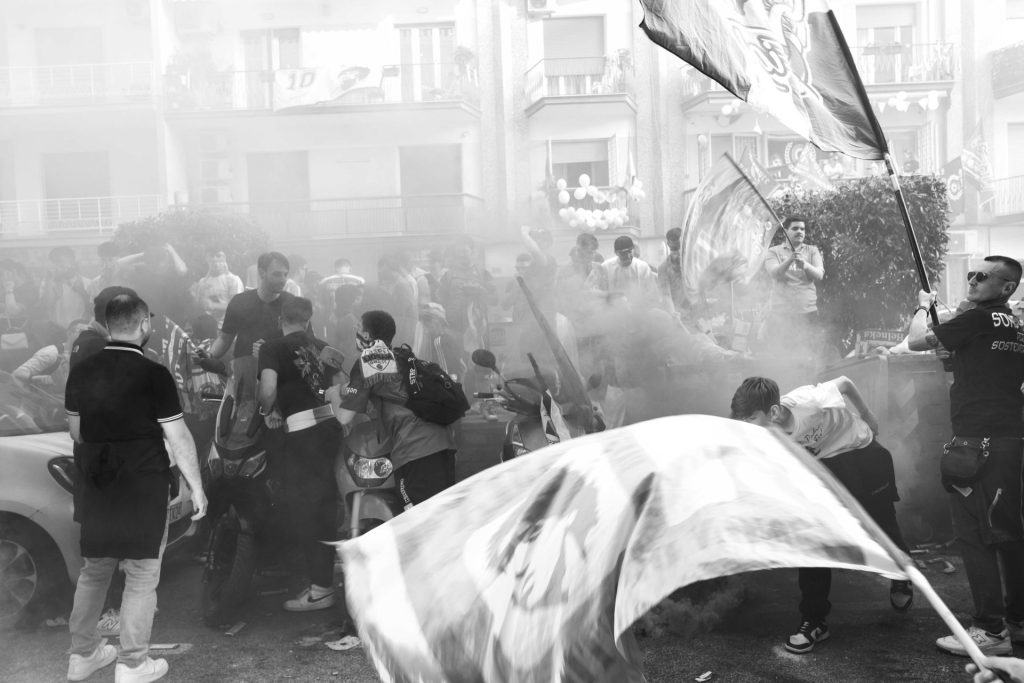 Napoli fans Serie A title win, Naples, Italy